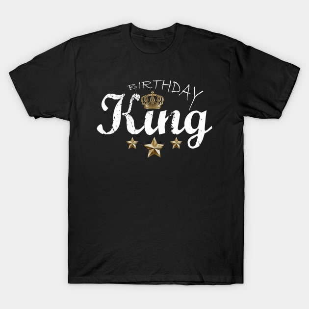 Birthday King T-Shirt by Xonmau